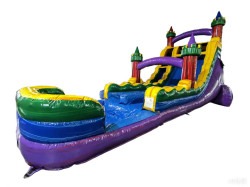 18ft Castle Water Slide Kingwood TX 1763840254 18 ft Dual Lane Slide Water Slide – Color Castle