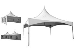 20' x 20' High Peak Tent - White