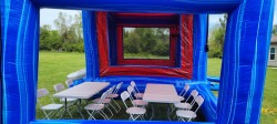 Canopy Castle Bounce House Rental With Tables and Chairs Humble TX 1 Canopy Castle Bounce House