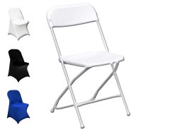 Folding Chairs - White
