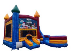 Themed Bounce House with slide Rental Atascocita TX Birthday Easte 1 Themed Castle Bounce House With A Slide